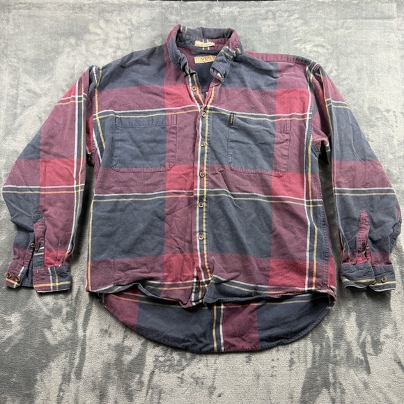 Vintage Guess Classic Sportswear Shirt Men X-Large Plaid Logo 90s - Picture 1 of 5